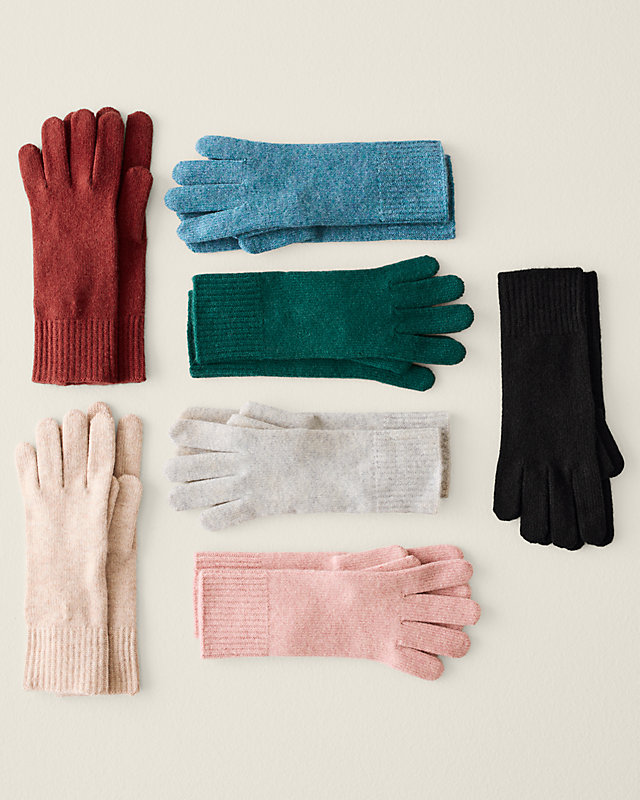 Cashmere Ribbed Gloves
