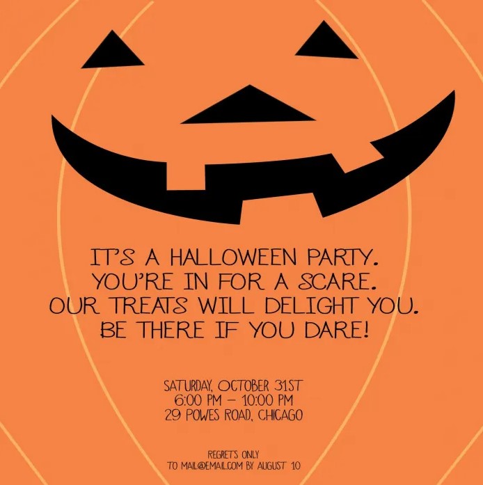 Happy Jacks Halloween Party Invitations - 5 x 7
