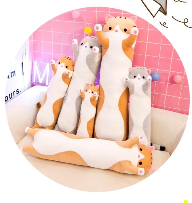 Description Picture 8 of itemCute Long Cat Plush Pillow – Plush Toy for Comfort and Fun