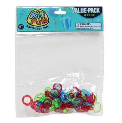 Plastic Rings (Per 72 pack)