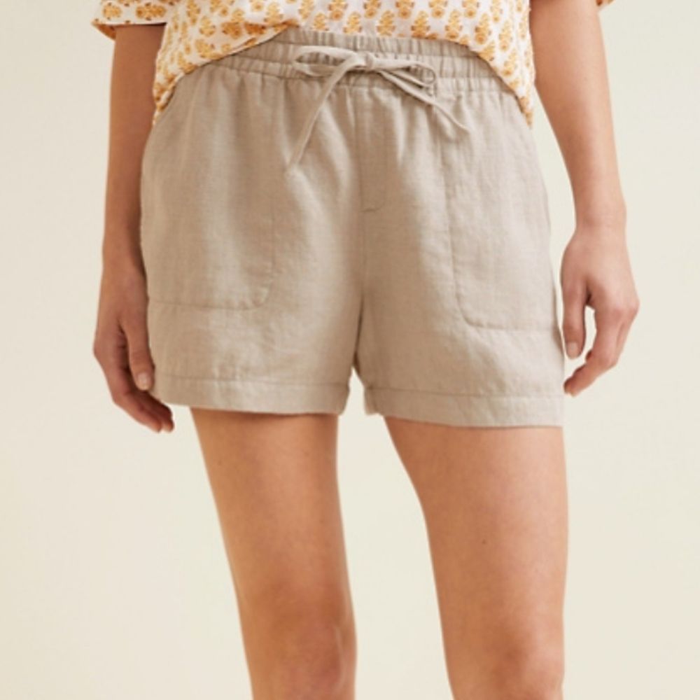 Coastal Linen Shorts - XS(0-2) - Sea Salt