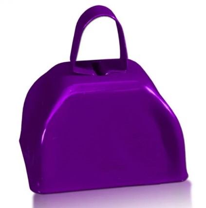 Purple Metal Cowbells