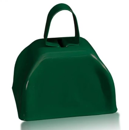 Green Metal Cowbells