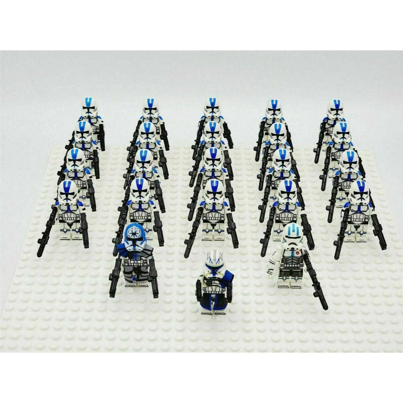 23pcs/set Star Wars 501st Imperial Legion Captain Rex Jesse Echo Minifigures