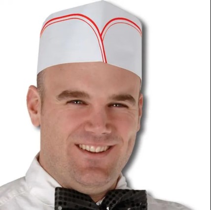 Soda Jerk Hats (Per 4 pack)