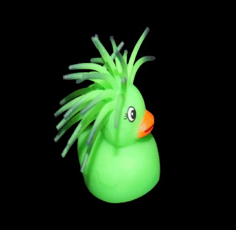 Flashing Puffer Duckies- Green