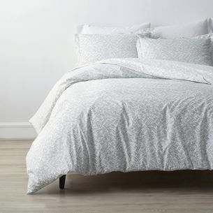 Flannel - Covers - Cozy Vintage Floral Organic-Cotton Flannel Duvet Cover - Double/Queen - 88 x 94 - Amber