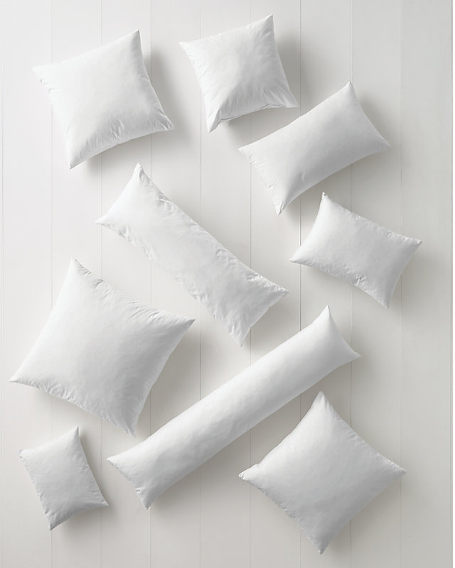 Decorative Cotton Pillow Inserts - 22 x 22 (Large Square)
