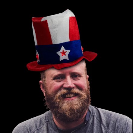 LED Light-Up Patriotic USA Hat