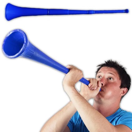 Blue 28" Stadium Horn