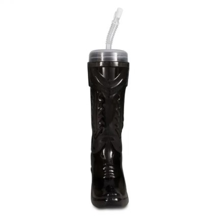 Black Boot 32 oz Yard Glass