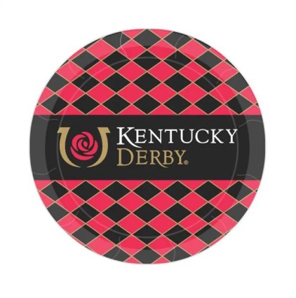 Kentucky Derby 9" Plates