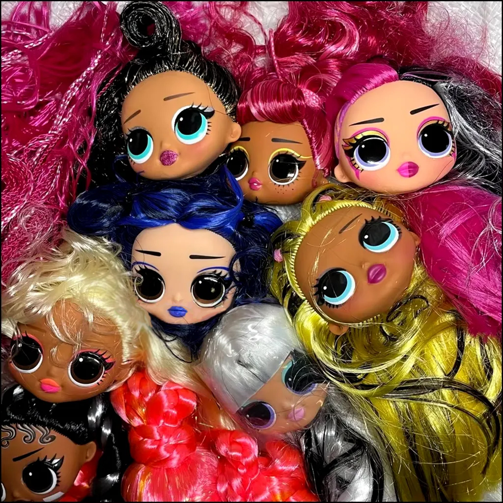 Description Picture 6 of item3 Pcs / Lot Fashion Ultra Rare Surprises Original OMG Head Big Sister LOLS Dolls DIY Body Parts Accessories Kids Playing Toys