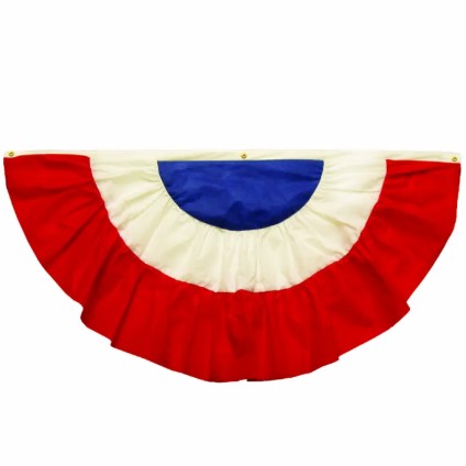Red, White & Blue Fabric Bunting