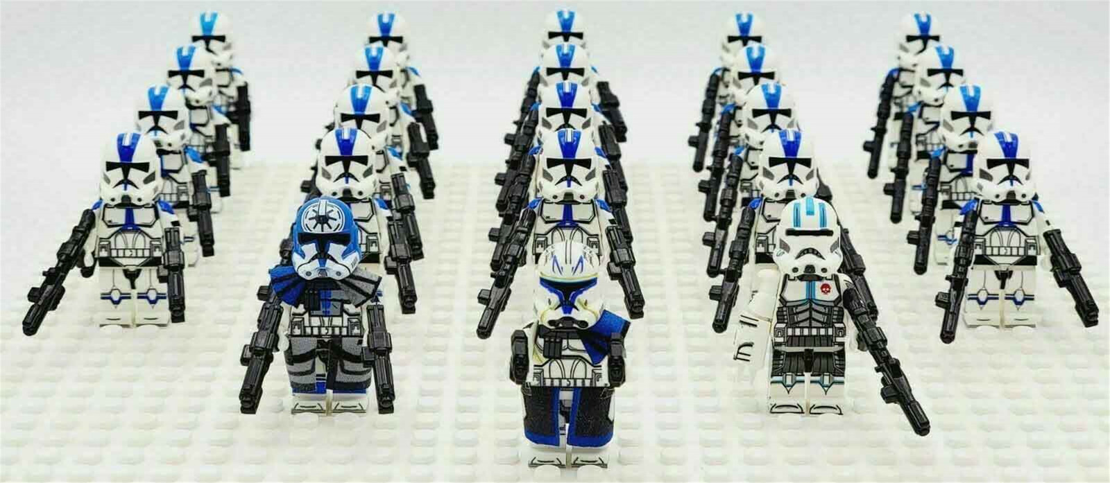 Description Picture 2 of item23pcs/set Star Wars 501st Imperial Legion Captain Rex Jesse Echo Minifigures
