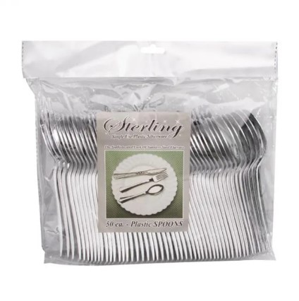 Fabulous Fake Plastic Spoons (Per 50 Pack)