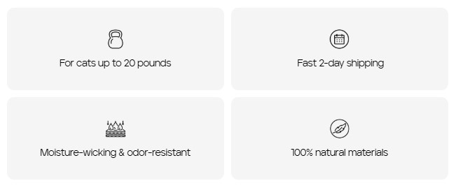 Description Picture 4 of itemCharcoal & White Cat Cave | Pet Bed | PREMIUM