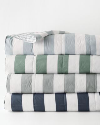 Reversible Lightweight Comforter and Throw Blanket - Double/Queen - 90 x 96