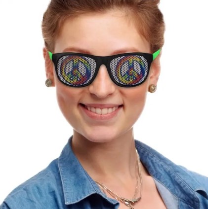 Peace Sign Party Sunglasses
