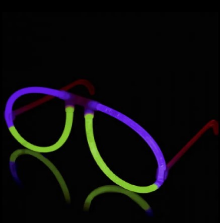 Glow Eyeglasses - Aviator - Bi Blue/Orange