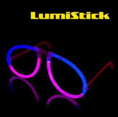 Glow Eyeglasses - Aviator - Bi Blue/Pink