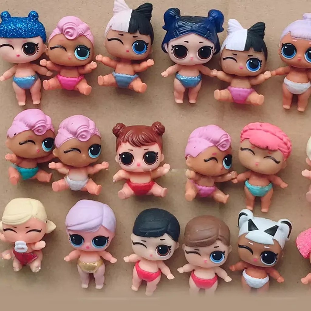Description Picture 7 of item6 Pcs / Set 4 Cm LOL Surprise  Lil Sister Dolls Various Rare Styles 
