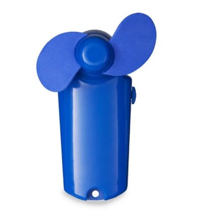 Blue Handheld Mini 3 3/4" Fan