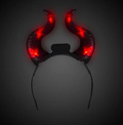 LED Devil Horns Headbopper