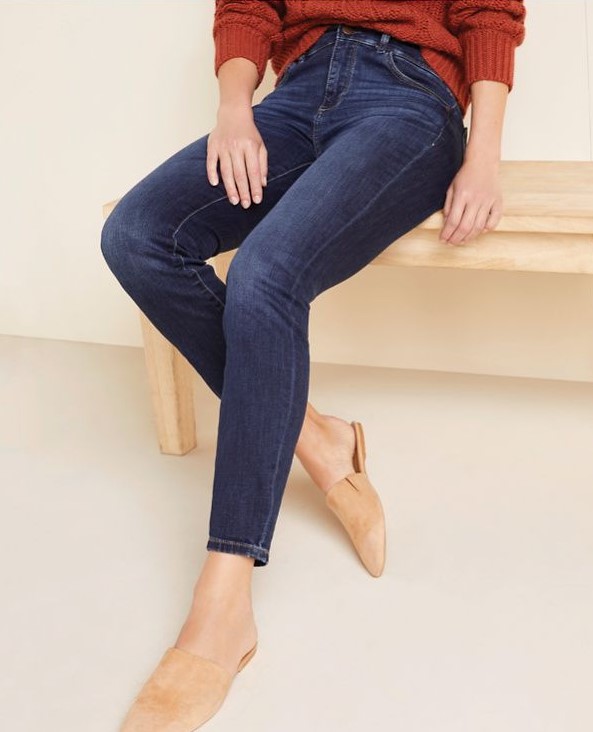 DL1961 Florence Ankle Jeans - 27(4) - Indigo Distressed