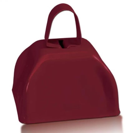Maroon Metal Cowbells